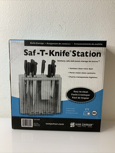 San Jamar STK1008 Kitchen Saf-T-Knife Safety Station Wall Mount Storage NSF - Picture 7 of 7