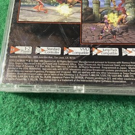 SoulCalibur Soul Calibur Namco Sega Dreamcast Nice condition 🔥🔥 Complete CIB