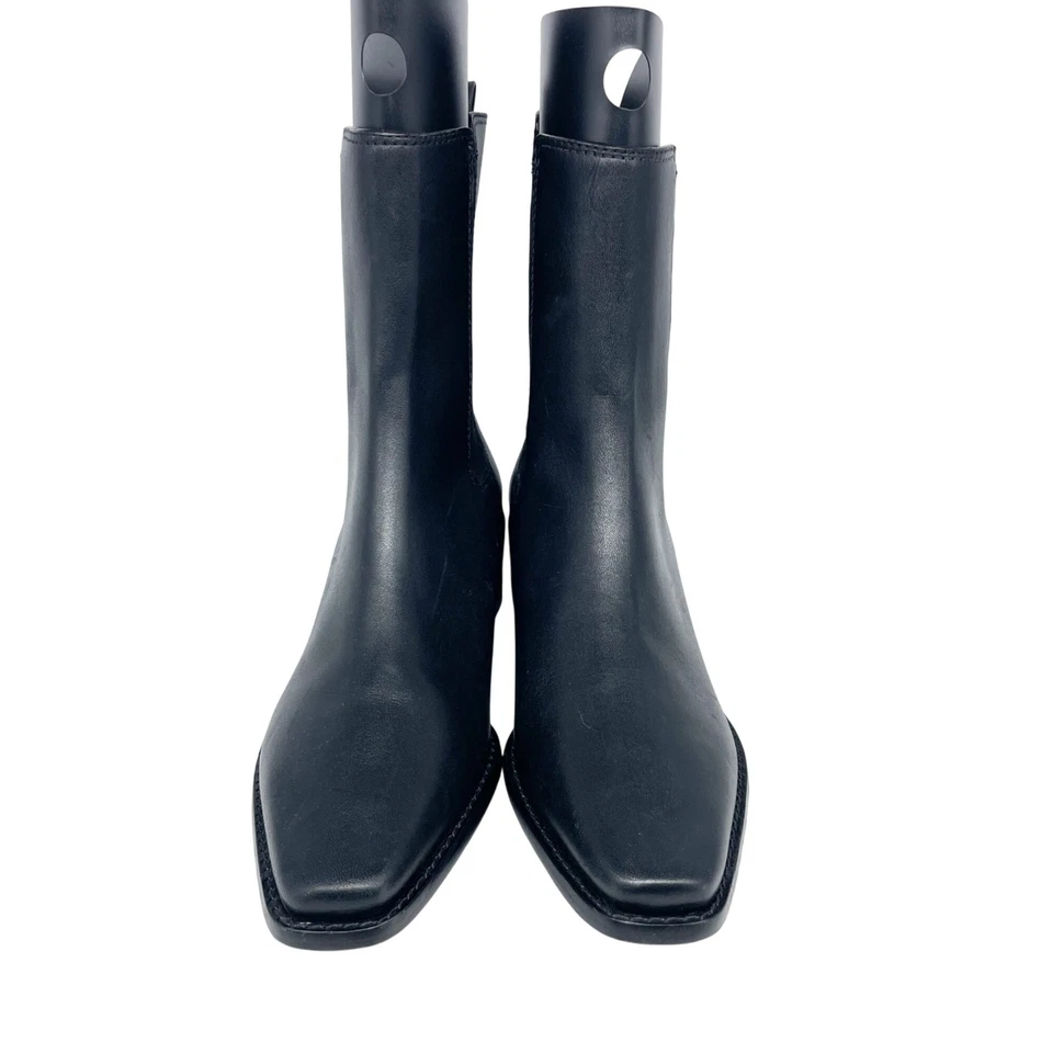 Tory Burch Mujer Medallón Placa 35mm Chelsea Botines Cuero Negro 9M Foto 2 de 4