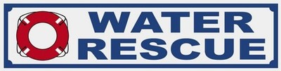 4 Inch 3M Reflective Water Rescue Equipment Marker Banner Sticker