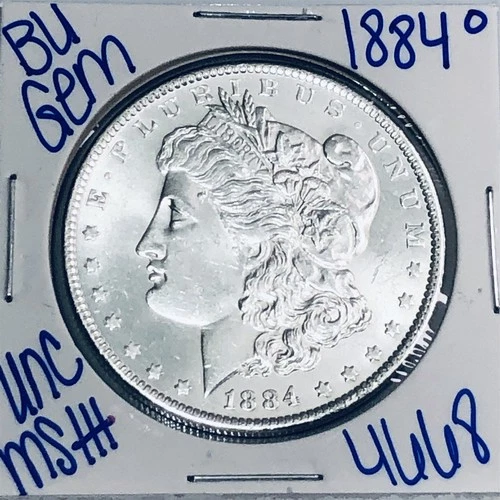 1884 O BU UNCIRCULATED MORGAN SILVER DOLLAR AUTHENTIC U.S.MINT FREESHIPPING 4668