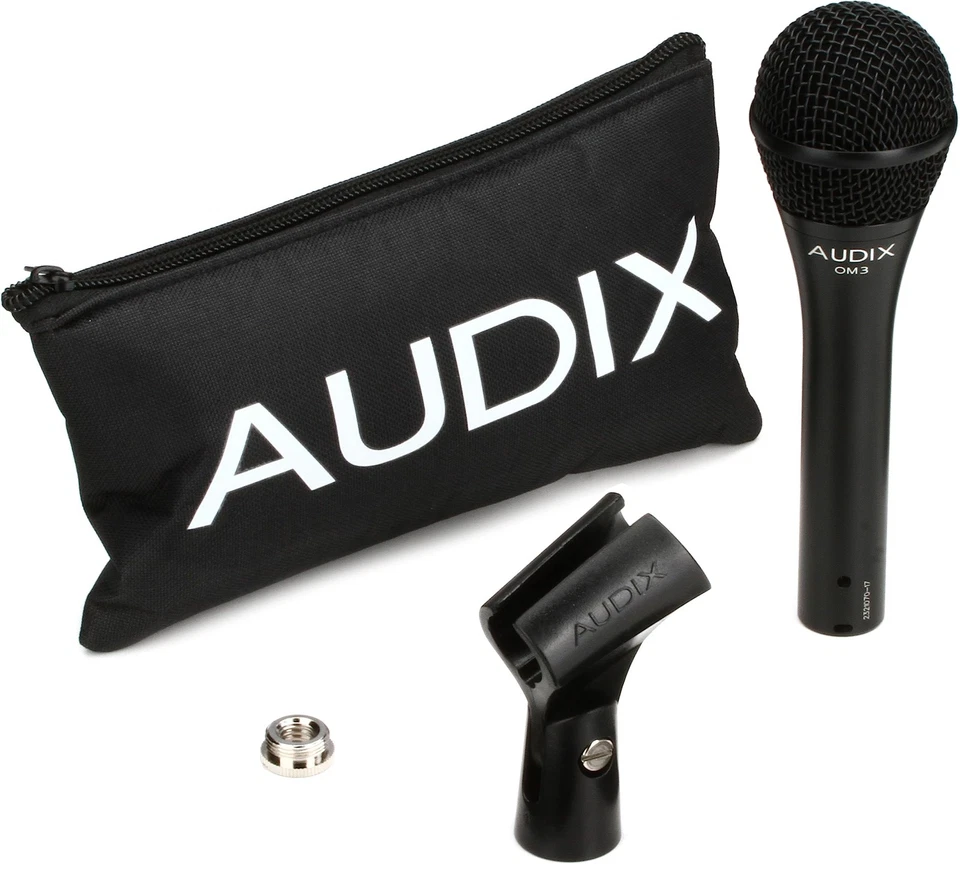 AUDIX OM3 Vocal Tried Singing Studio Recording Handheld Dynamic Microphone NEW - Image 2 of 4