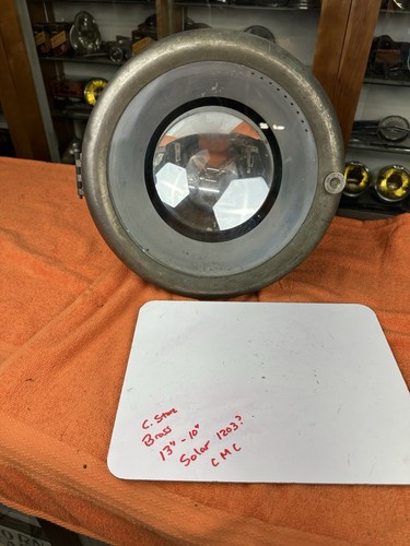 Original EARLY Vintage Teens 1920’s CHALMERS MOTOR CAR Carbide HEAD LIGHT LAMP - Picture 19 of 19