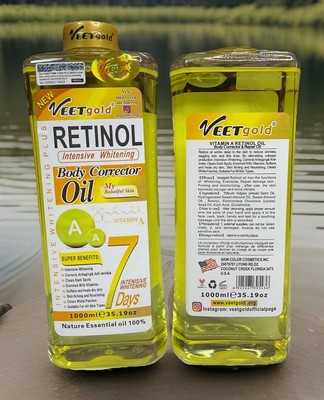 Veet Gold Retinol Intensive  Body Corrector Oil 1000ml   % ORIGINAL