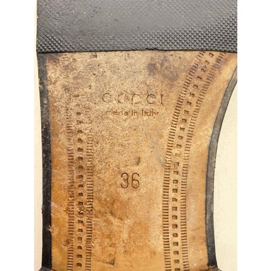 GUCCI Women's Loafers Horsebit Leather White Size:36/JP:23 135303K Authentic thumbnail 5