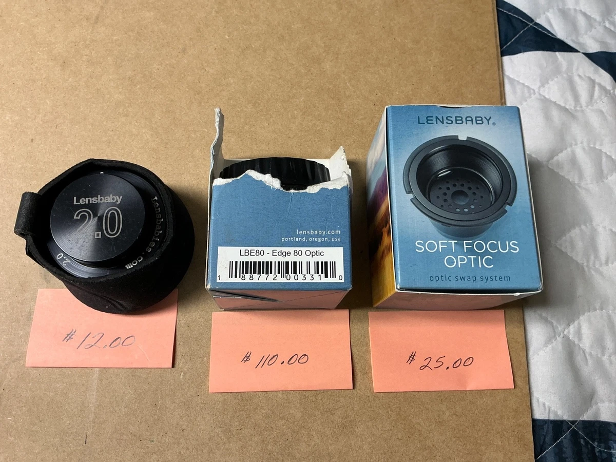 Lensbaby LB-O2 Kit Per Fotocamera – Obiettivo Artistico Nero