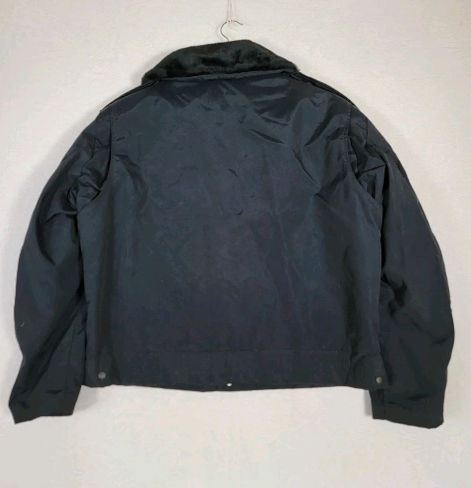 Chaqueta de bombardero militar/policía ligera azul vintage estilo azul TNT6010 44R Foto 2 de 4