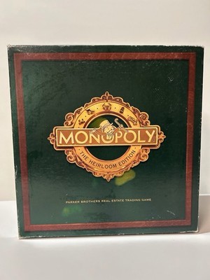 Monopoly The Heirloom Edition Wooden Box Parker Brothers
