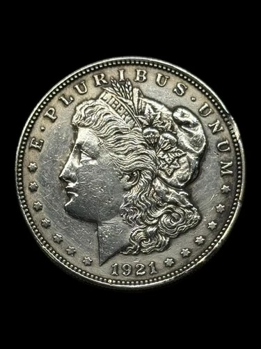 1921 Morgan Silver Dollar, Circulated, Cleaned, See Description. Free Gift!💵