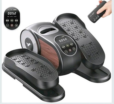Merach MR-E32 Under Desk Compact Electric Elliptical Trainer Black Pedals