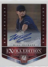 2012 Elite Extra Edition Aspirations Die-Cut Signatures Will Clinard Auto 0uj7