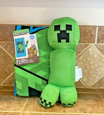 Minecraft Game Over Bath Towel and Bath Buddy Set NWT