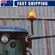 LED Amber Rotating Beacon Light Fits For New Holland John Deere Case IH Tractor