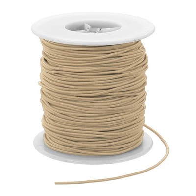 Elastic Lanyard, 2mm Elastic Wire 77 Yards Brown General Purpose