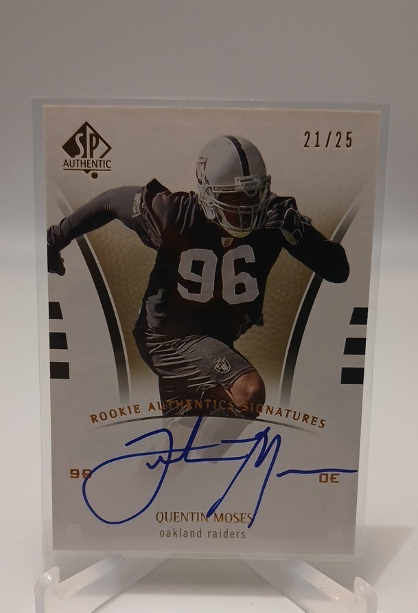 2007 SP Authentic - Rookie Authentics Signatures Quentin Moses #235 Gold /25...