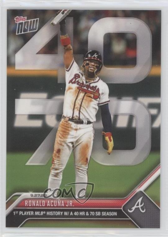 2023 Topps Now /2723 Ronald Acuna Jr Ronald Acuña Jr #927 10zi