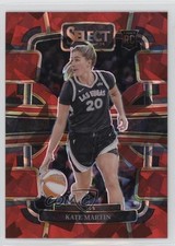2024 Panini Select WNBA Concourse Red Ice Prizm Kate Martin #22 Rookie RC 13c5