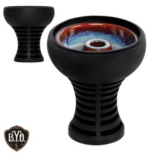 BYO Silicona Cerámica Azul Cachimba Embudo Tazón Cabeza de Cachimba OFERTA