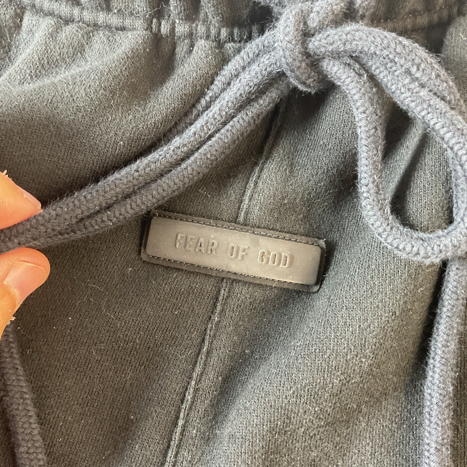 Fear of God FOG Essentials RELAXED Sweatpants Black Size M Heavy Soft thumbnail 3