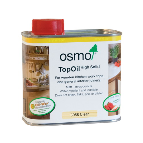 Osmo Top Oil 3058 Clear Matt, (Kitchen Worktop Wood Oil) Food Safe Child Safe eBay