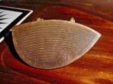 VINTAGE SIMPLE INSCRIBED VIOLIN CHIN REST C1900 item 2