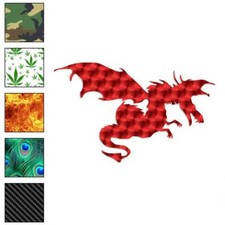 Dragon Reptile Fantasy, Vinyl Decal Sticker, 40 Patterns  3 Sizes, 619