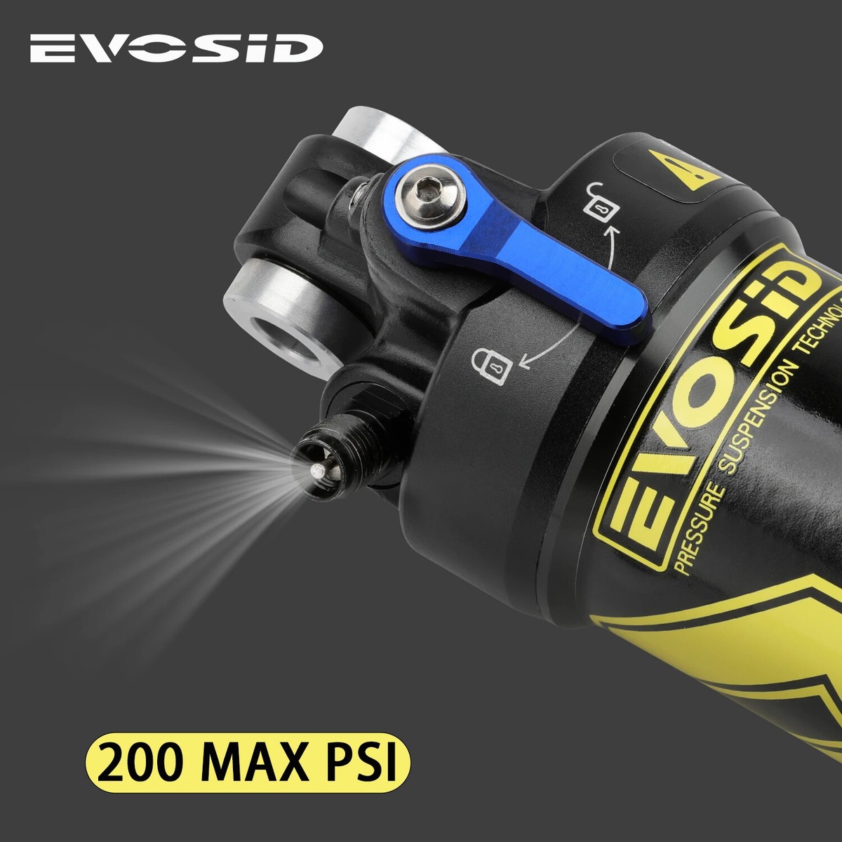 MTB レース向き STORATOS リアショック XC-PRO 165-45 高品質ツインダンパー採用 ハイブリッドリアショックTypeXX