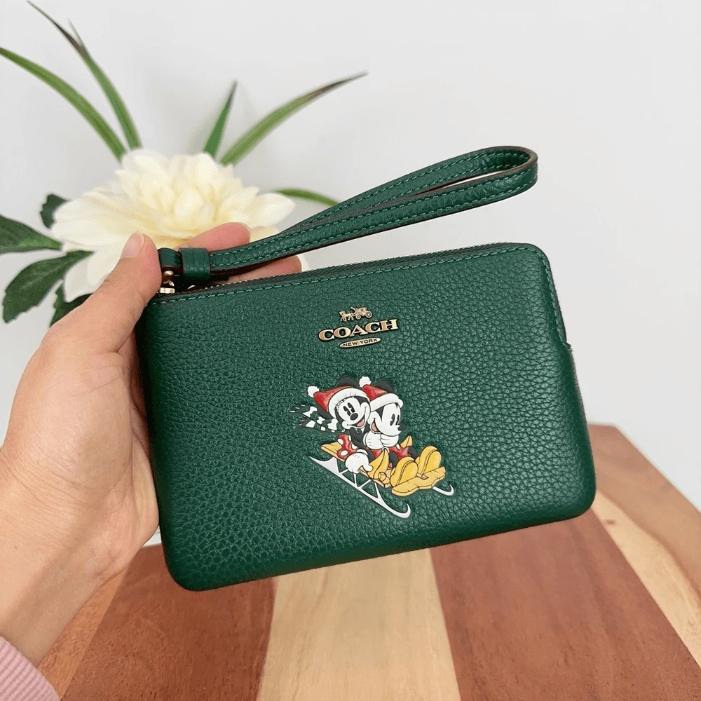 Coach wristlet disney hot sale