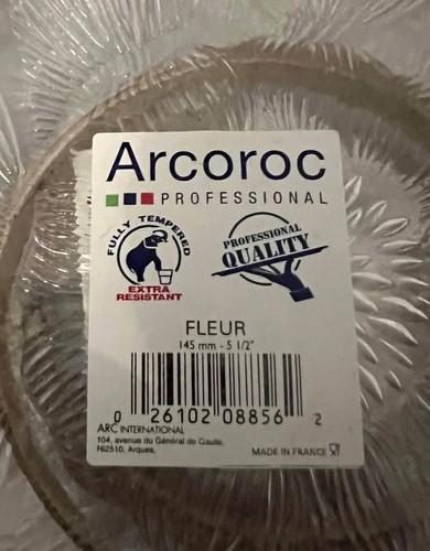 NEW Arcoroc France Fleur Small Fruit / Dessert Glass Bowls sets of 6 - Picture 4 of 4