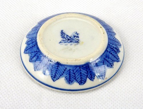 Porcelain Rouge Box, 2 Piece Porcelain Trinket Box w/ Doves on Cherry Blossom - Picture 7 of 7
