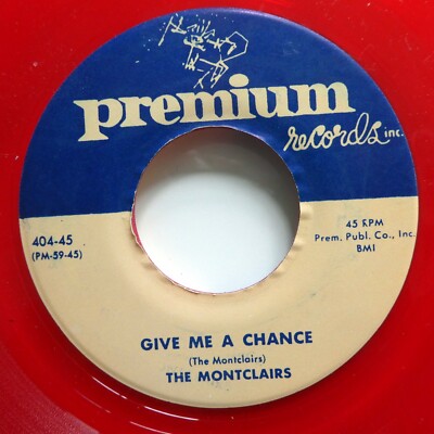 MONTCLAIRS 45 My Every Dream / Give me a Chance RED WAX Repro MINT