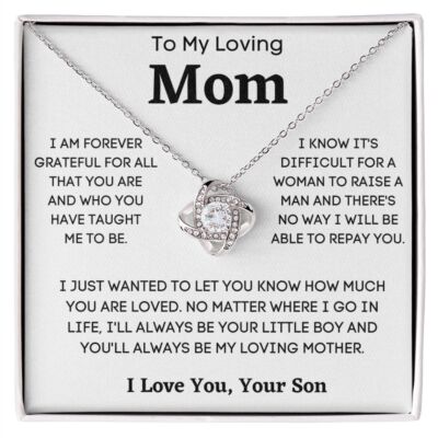 To My Mom, Happy Mothers Day, Jewelry Necklace Gift for Mom, Mom from Son Gift