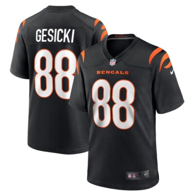 Cincinnati Bengals Mike Gesicki #88 Nike Black 2025 Official NFL