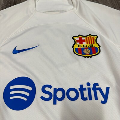 FC Barcelona ホワイトユニホーム L(USサイズ) NIKE FC BARCELONA STADIUM AWAY SOCCER JERSEY 23/24 WHITE