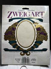 Vintage Zweigart Linen 25 ct Cross Stitch Fabric ~ 14"x18" ~ Cream ~ #27022