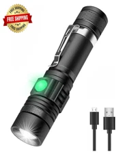 Linterna LED Lampara Recargable LED Super Luminosa Resistente Agua Con Bateria