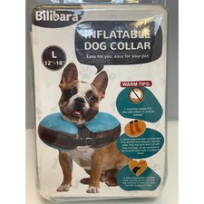 Inflatable Dog Collar 12"-18" Large New 