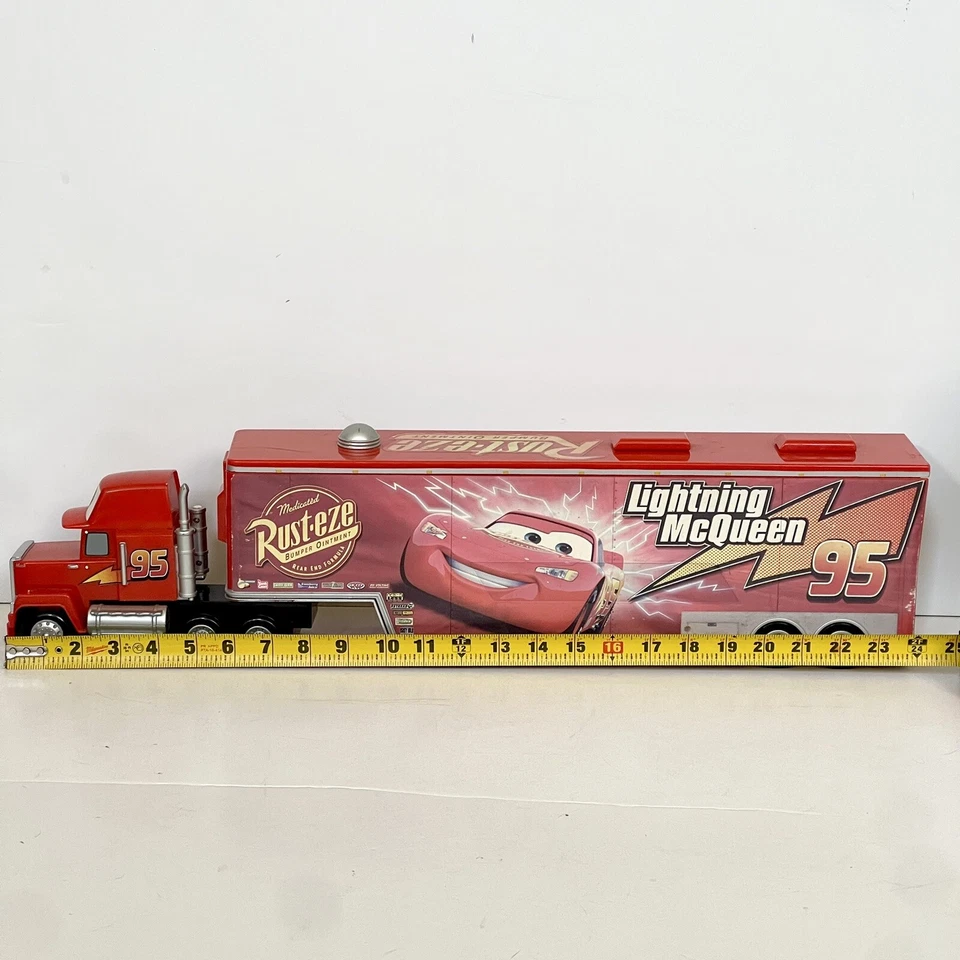 Disney Store Mack Truck 24" Car Hauler 2008 Extremely RARE (See Description) - Image 2 of 4