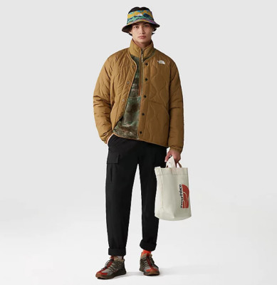THE NORTH FACE MENS AMPATO QUILTED JACKET size S -40% SALE down brown