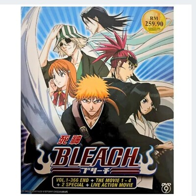 Bleach Vol.1-366 End (DVD, 16-Disc Set)