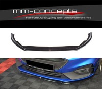 CUP Spoilerlippe Schwarz FüR Ford Focus MK4 ST Line Frontspoiler Schwert ABS V3