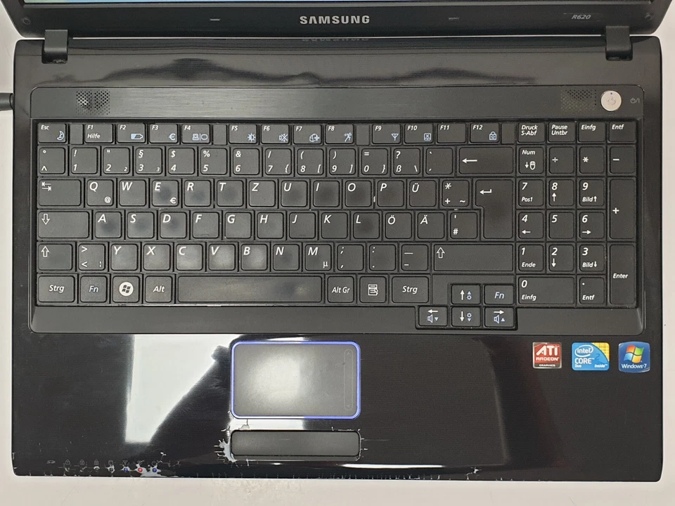 SAMSUNG R620 Windows XP Gamer Notebook 80GB DVD 4GB Laptop Vintage Retro 16 Zoll - Bild 2 von 4