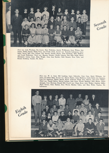 Hansen ID Hansen High School Jahrbuch 1955 Idaho Klasse 12-7 Twin Falls - Bild 3 von 4