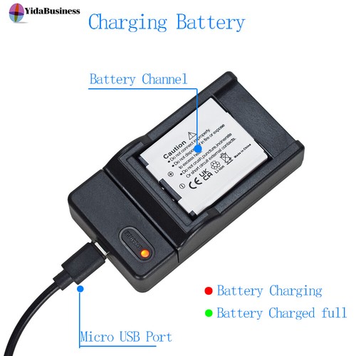 Akku Ladegerät für Canon NB-11L A2400 IS A2500 A2600 A3400 IS A3500 IS A4000 - Bild 5 von 8