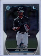 2023 Bowman Chrome #BCP-195 Jose Gerardo Mint