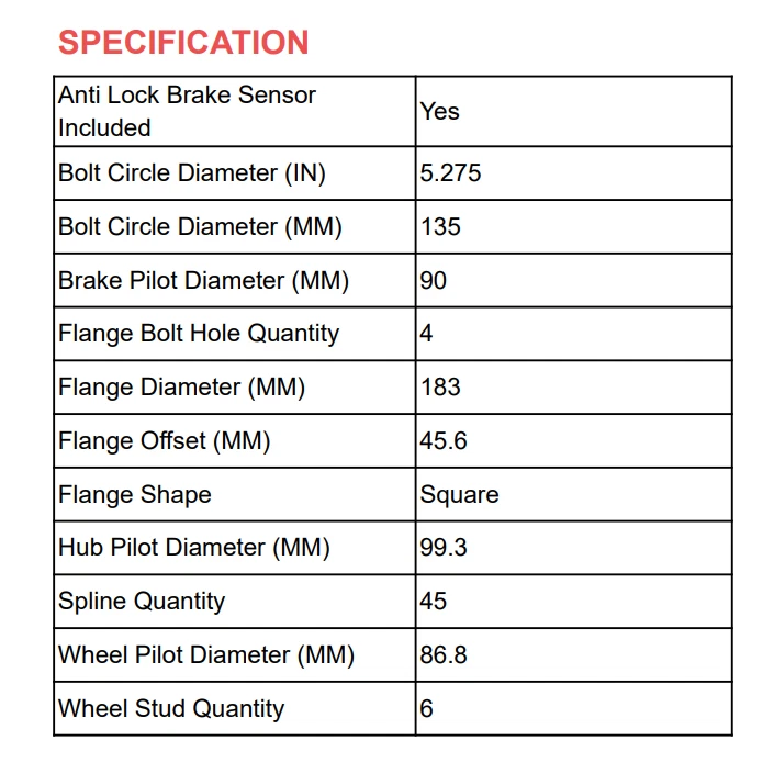 Cojinetes de bujes de rueda delantera 4x4 para Ford F-150 F150 2004 2005 2006-2008 6 pernos Foto 4 de 4