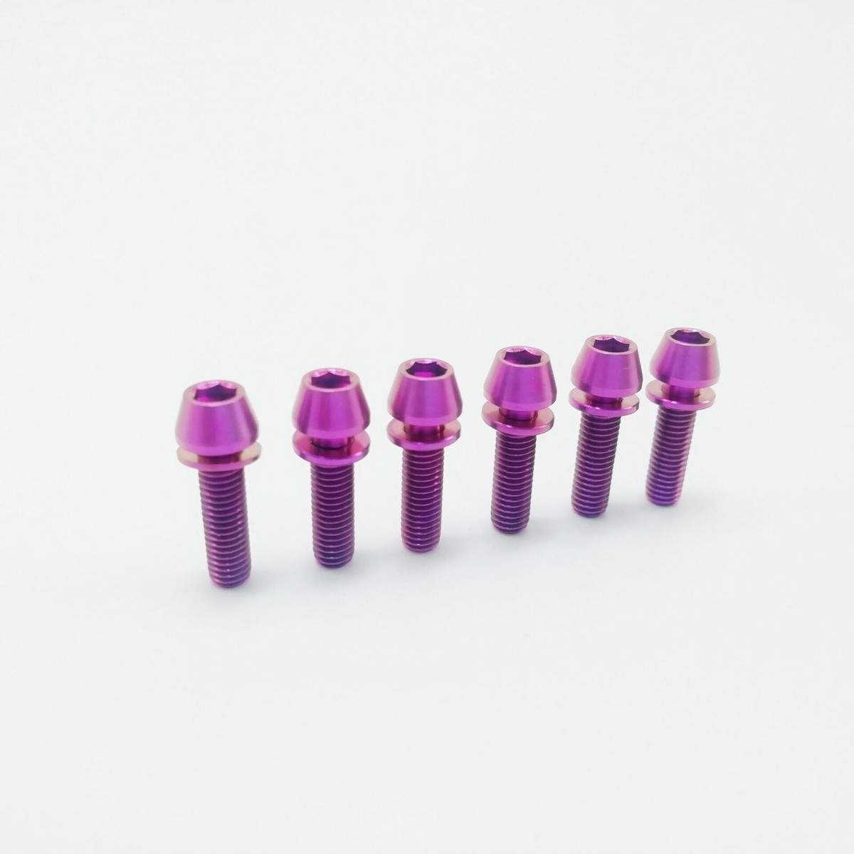 Purple LIGHT Titanium Ti M5x18mm Taper Head Bolt Screw Allen Key