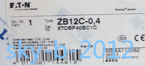 1 PCS NEW IN BOX EATON MOELLER Thermal relay ZB12C-0.4 0.16-0.24A - Picture 5 of 5