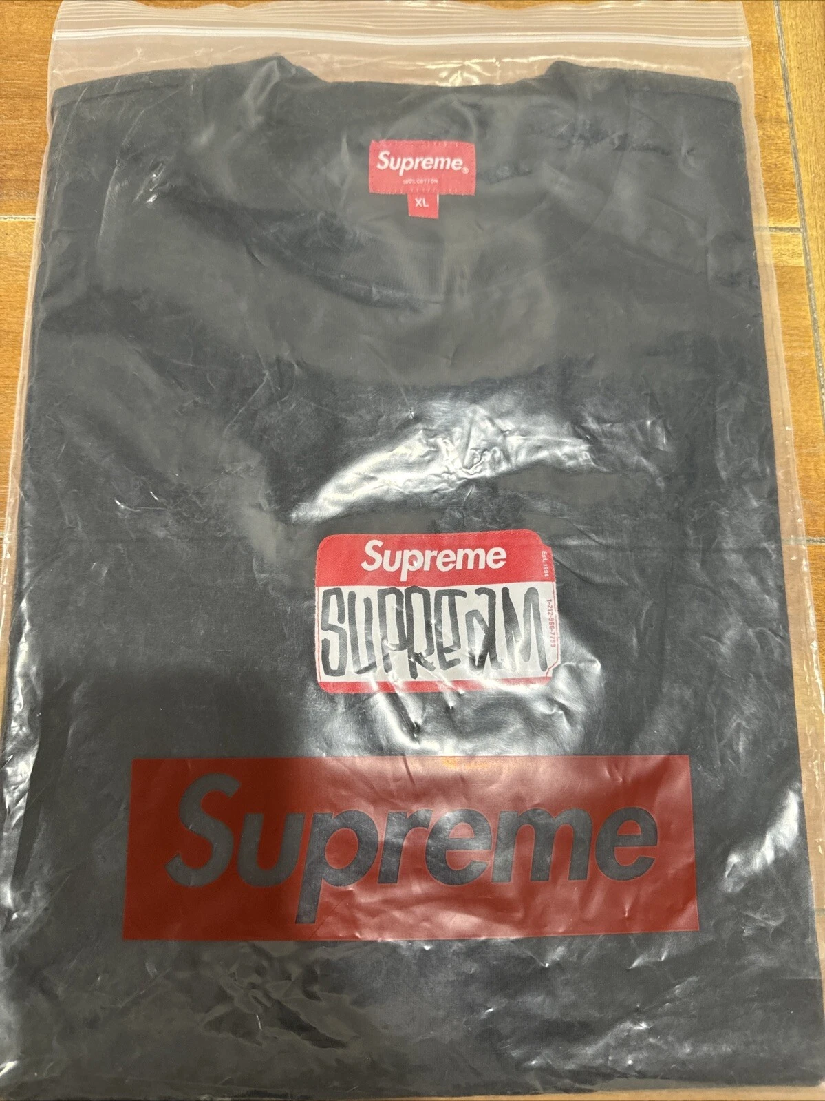 T shirt à manches courtes Supreme Gonz Nametag, X Large (noir) FW21, neuf avec étiquette