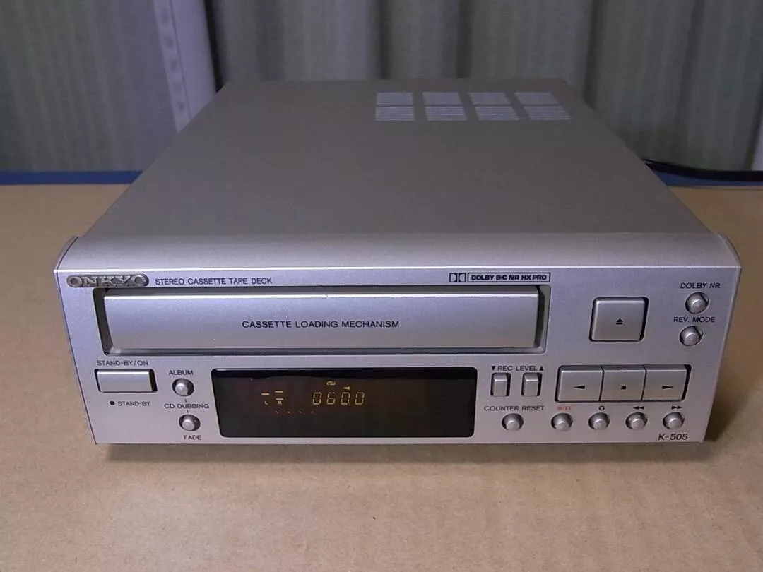 ONKYO K-505-S Stereo Cassette Deck Auto Reverse Dolby B/C NR Music Japan | eBay
